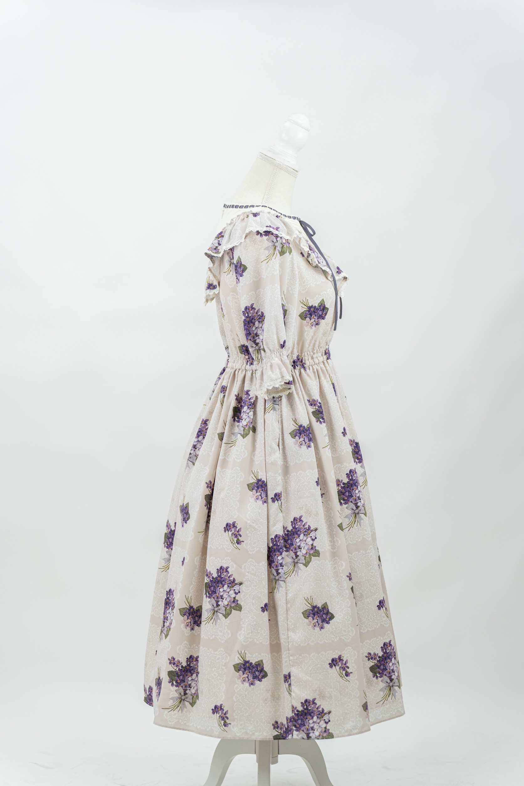 【レンタル】Violet laceヨーク切替ワンピース 画像2