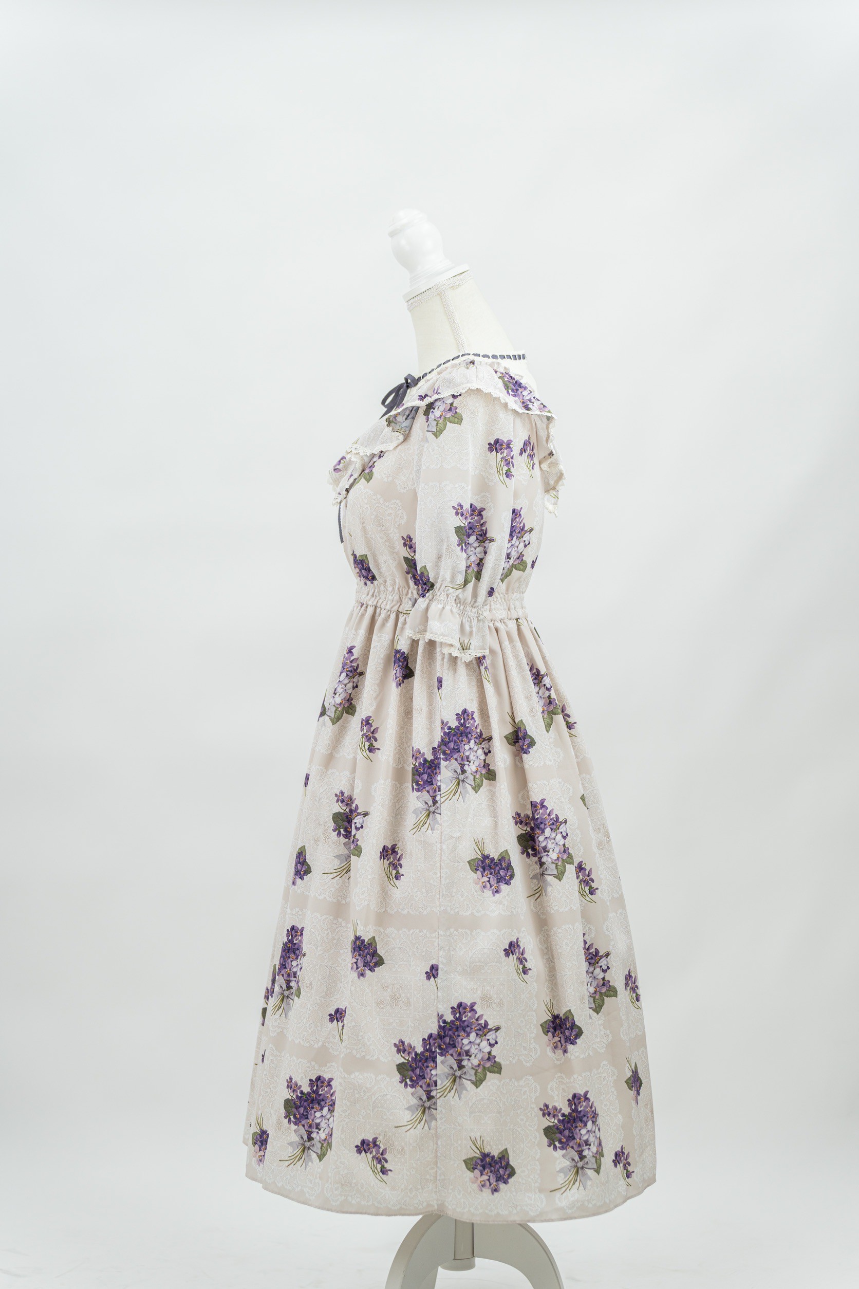 【レンタル】Violet laceヨーク切替ワンピース 画像3